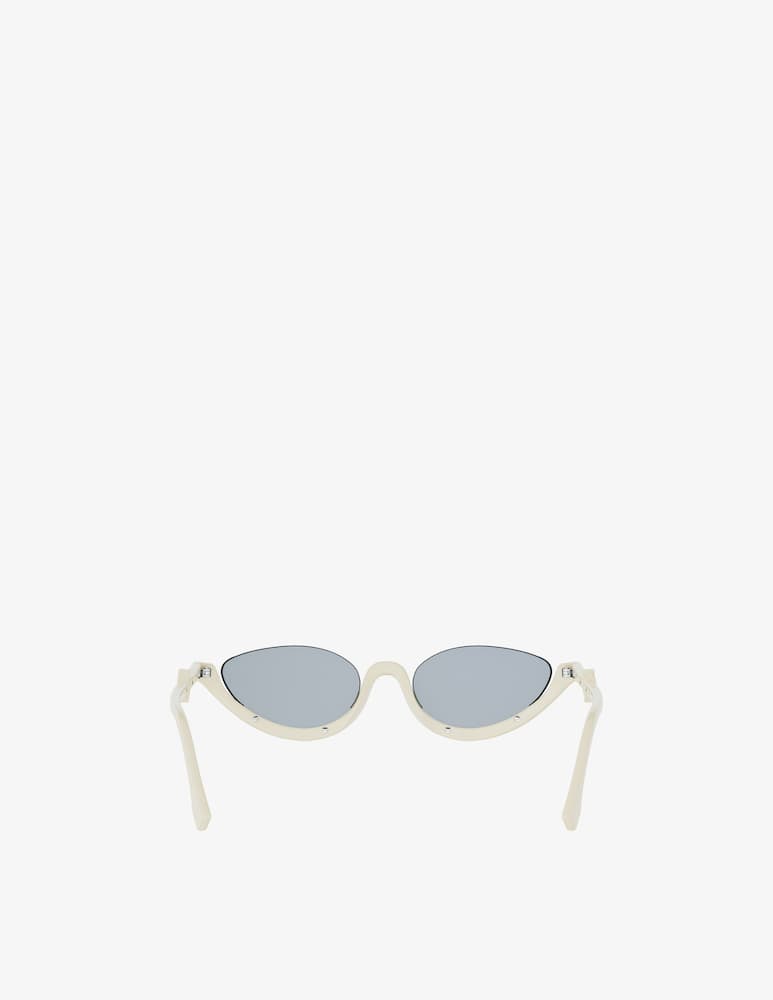 Fendi FF Diamonds White Oval Occhiali da sole - immagine 5 Fendi FF Diamonds White Oval Occhiali da sole - immagine 5