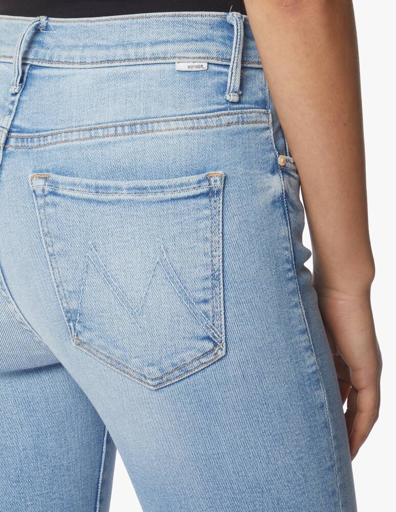 rinascente MOTHER Jeans The Insider Crop Step Fray - azzurro