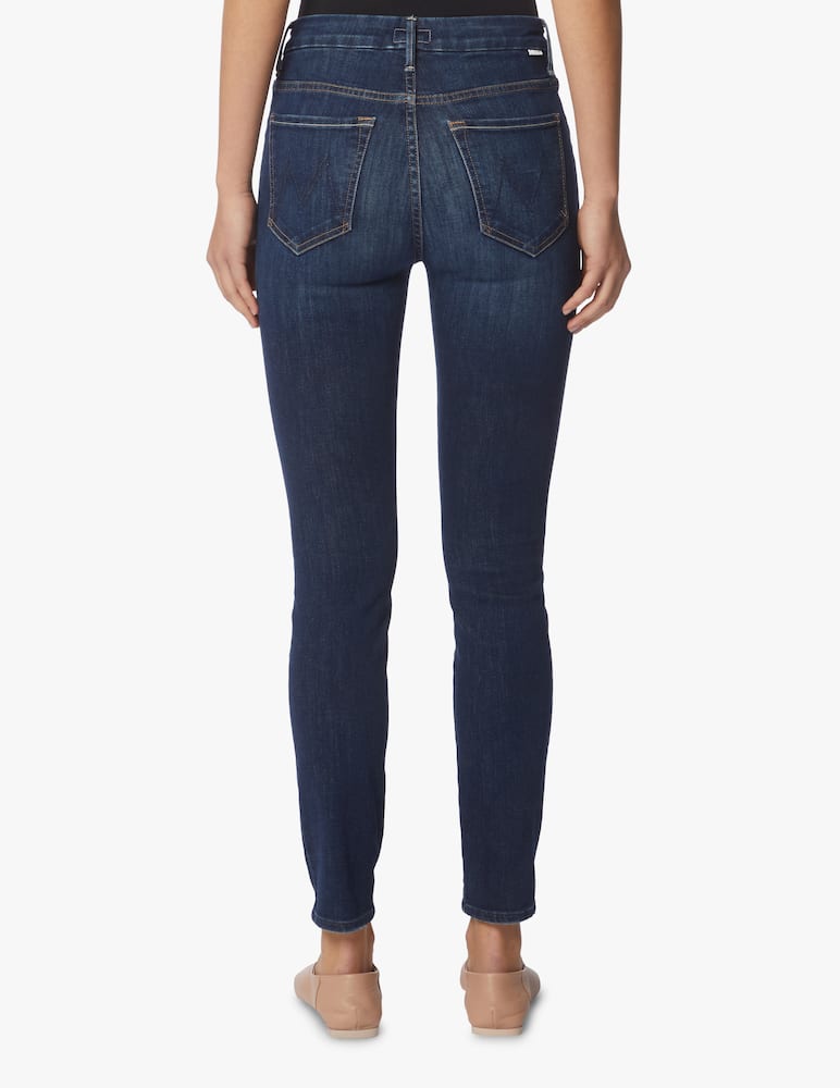 MOTHER High Waisted Looker Skinny jeans - blu - immagine 3