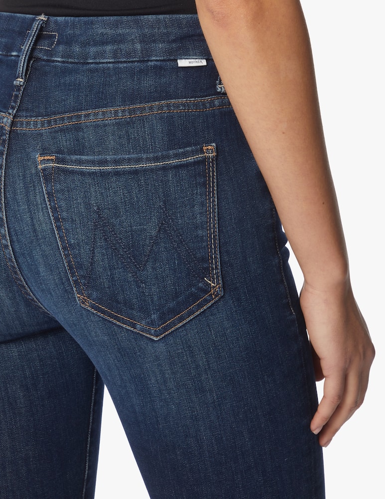 MOTHER High Waisted Looker Skinny jeans - blu - immagine 4