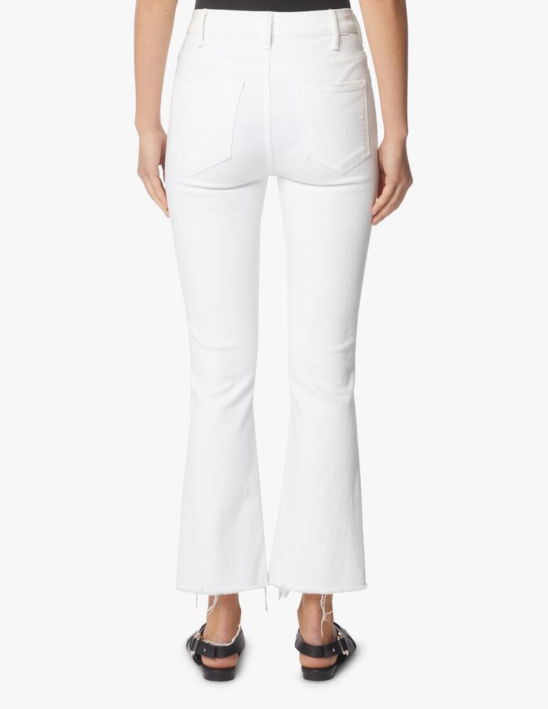rinascente MOTHER The Hustler Ankle Fray jeans - white