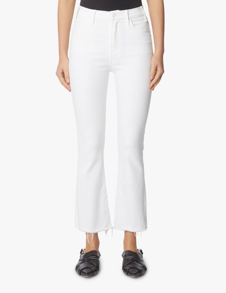 rinascente MOTHER The Hustler Ankle Fray jeans - white