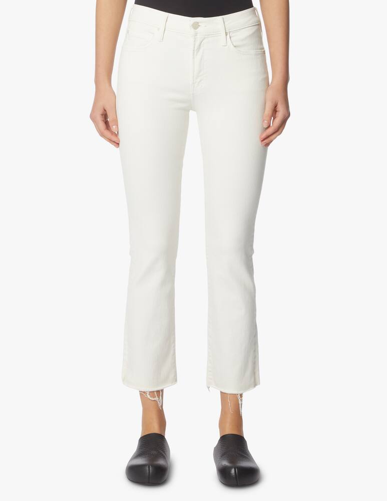 rinascente MOTHER Jeans The Rascal Ankle Snippet - bianco