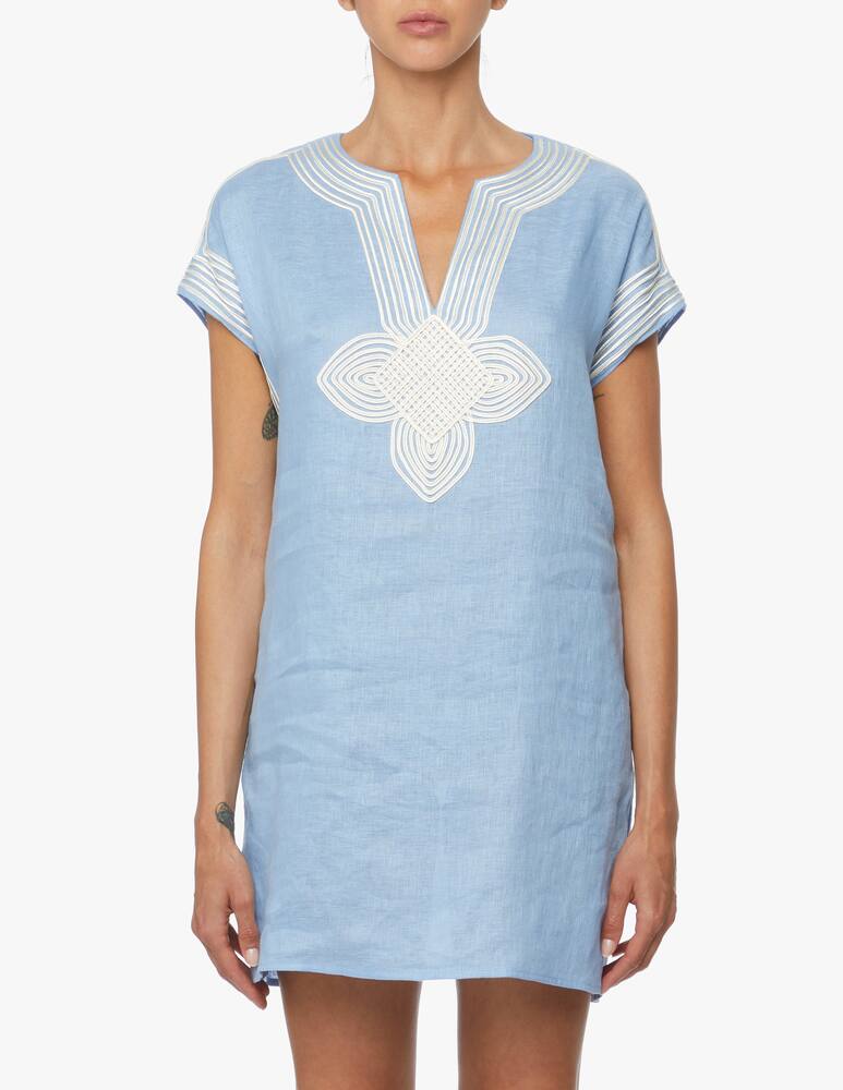 rinascente Tory Burch Embroidered beach tunic