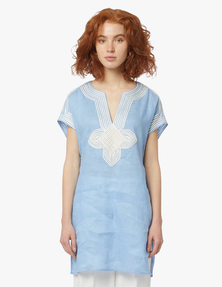rinascente Tory Burch Embroidered beach tunic