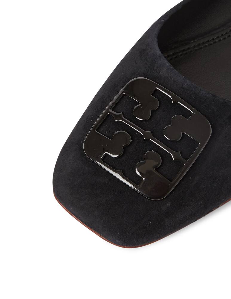 rinascente Tory Burch Ballerine punta squadrata in sued Georgia