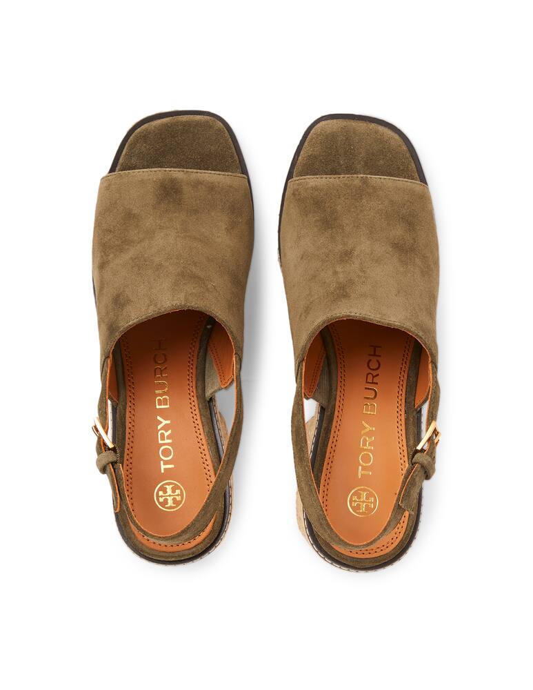 rinascente Tory Burch Espadrillas con platform in pelle