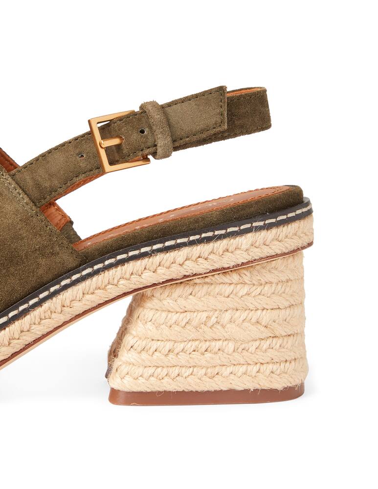 rinascente Tory Burch Espadrillas con platform in pelle