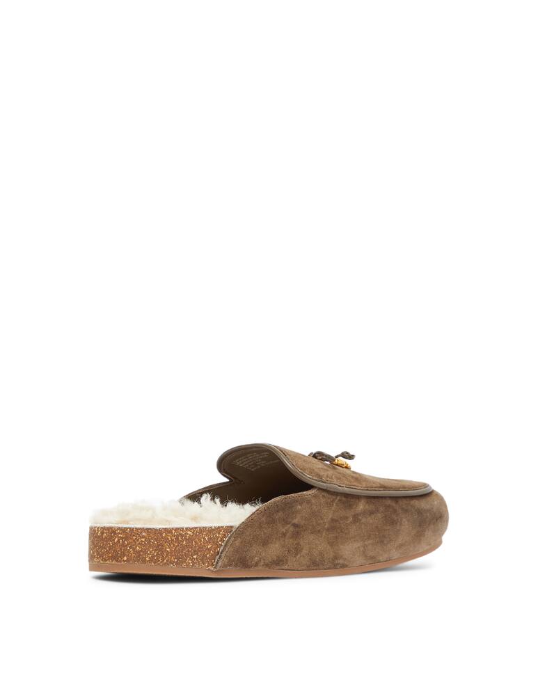 rinascente Tory Burch Mule Tory Charm Shearling