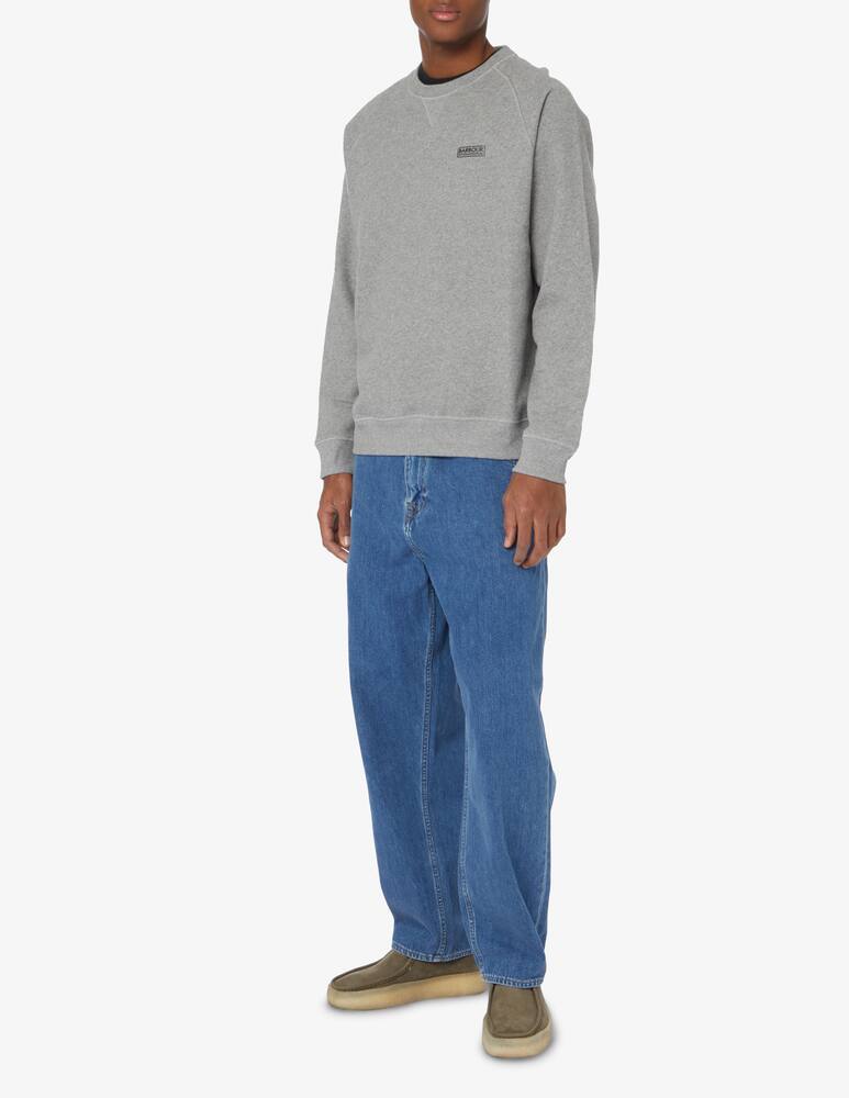 rinascente Barbour International Felpa girocollo con logo - Grigio