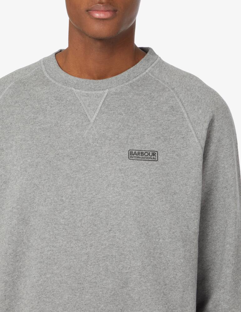 rinascente Barbour International Felpa girocollo con logo - Grigio
