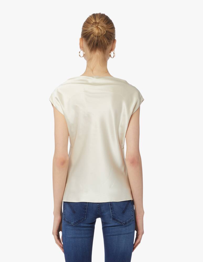 rinascente Theory Draped Boatneck Top