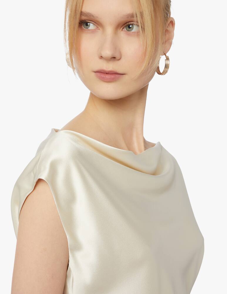 rinascente Theory Draped Boatneck Top