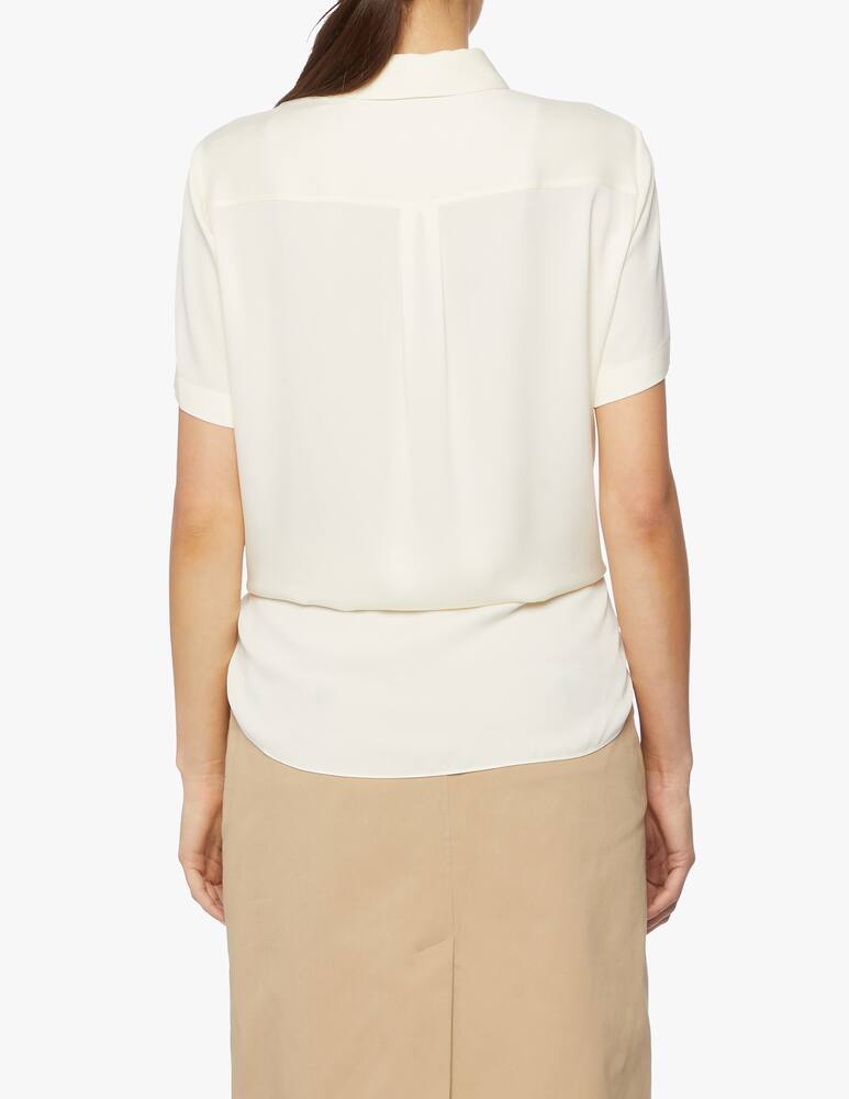 rinascente Theory Camicia a manica corta in seta