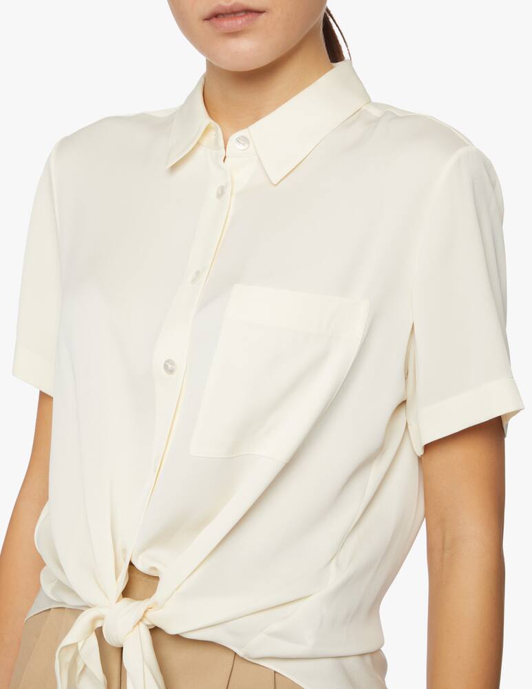 rinascente Theory Camicia a manica corta in seta