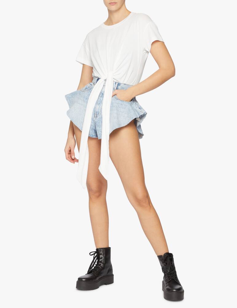 rinascente Alexander Wang Runway ruffled shorts