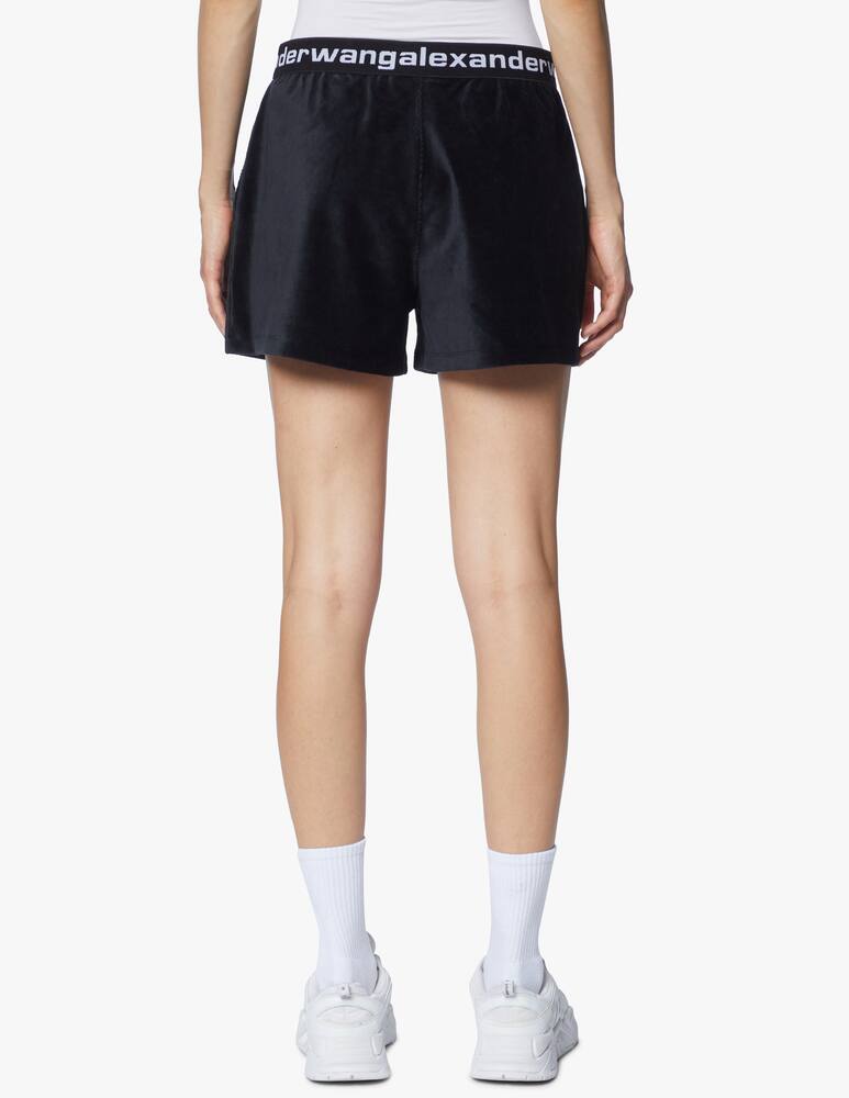 rinascente Alexander Wang Pantaloni corti in velluto - nero