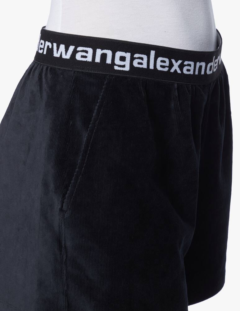 rinascente Alexander Wang Pantaloni corti in velluto - nero