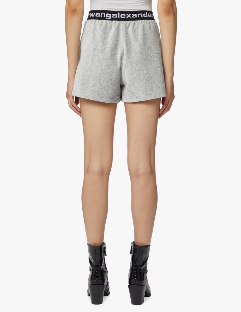 rinascente Alexander Wang Corduroy shorts with logo - grey