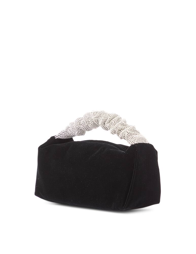 rinascente Alexander Wang Borsa mini Scrunchie crystal - Nero