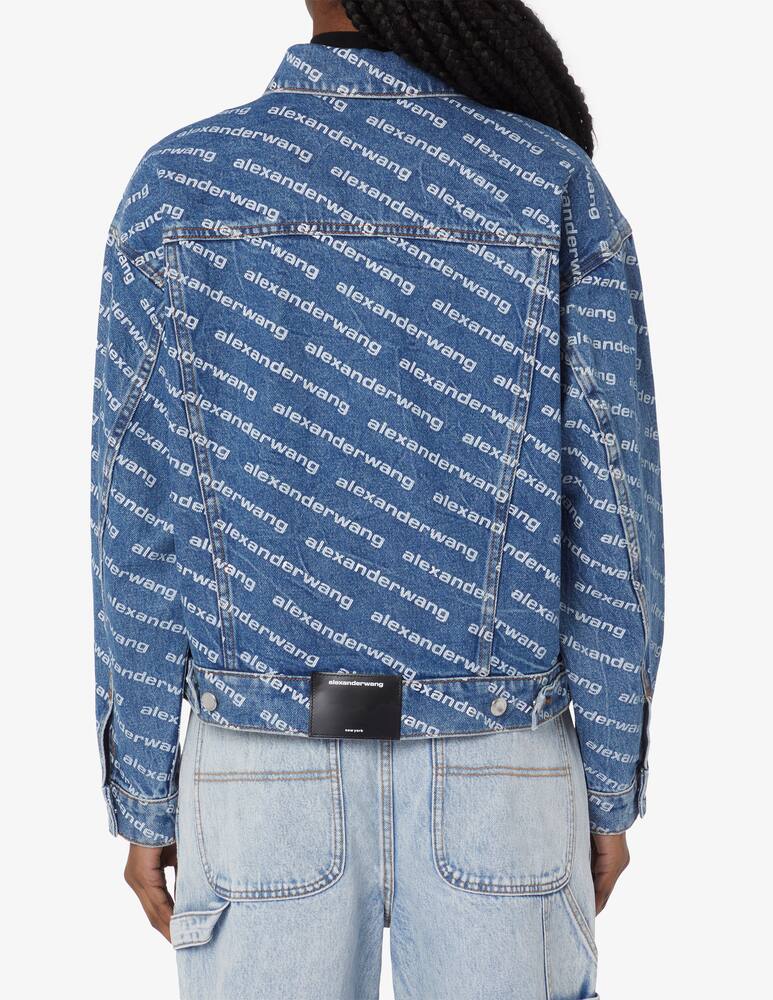 rinascente Alexander Wang Denim jacket with logo