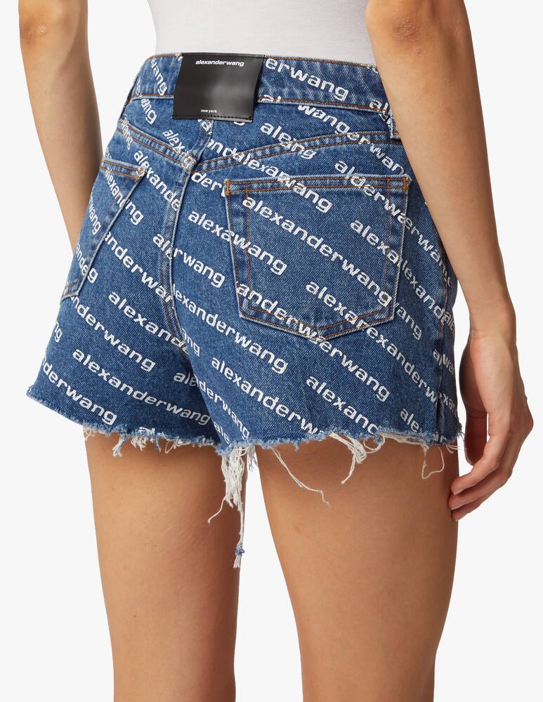 rinascente Alexander Wang Pantaloncini corti bite con logo