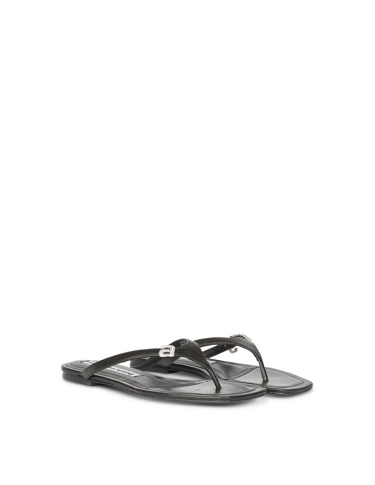 rinascente Alexander Wang Thong sandals with logo