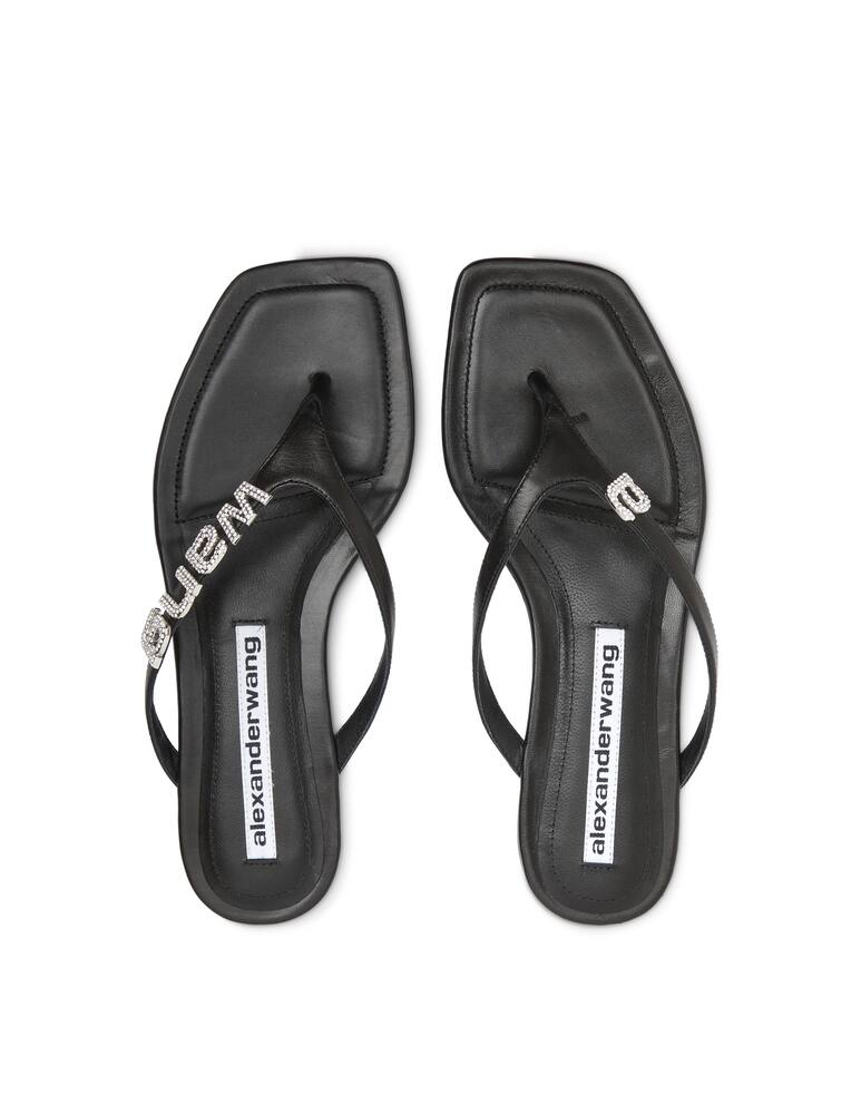 rinascente Alexander Wang Thong sandals with logo