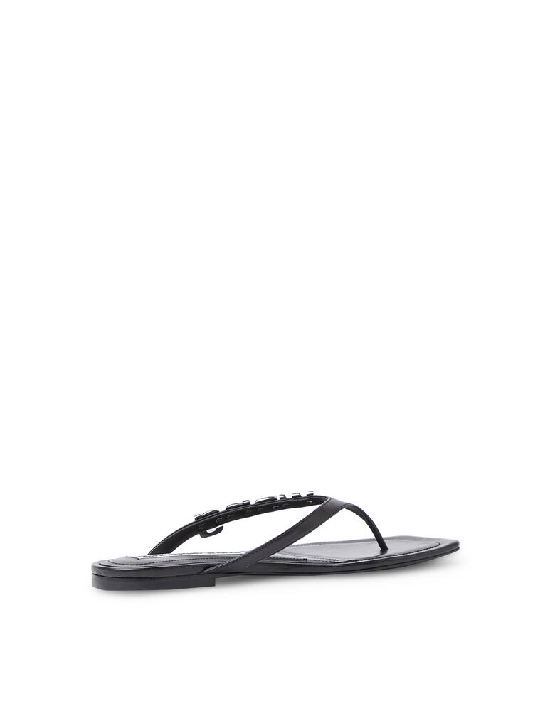 rinascente Alexander Wang Ivy flat thong slide - black