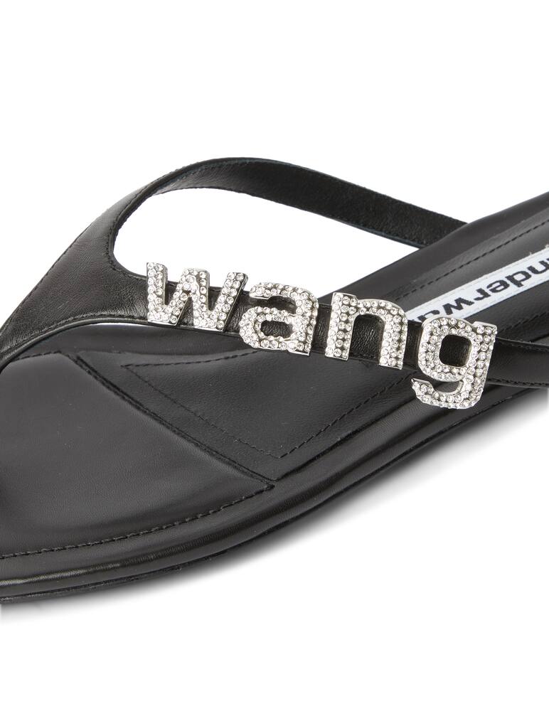 rinascente Alexander Wang Thong sandals with logo