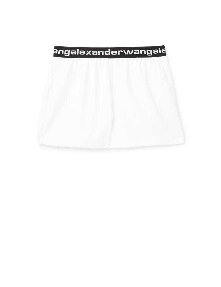 rinascente Alexander Wang Pantaloni corti con logo - bianco
