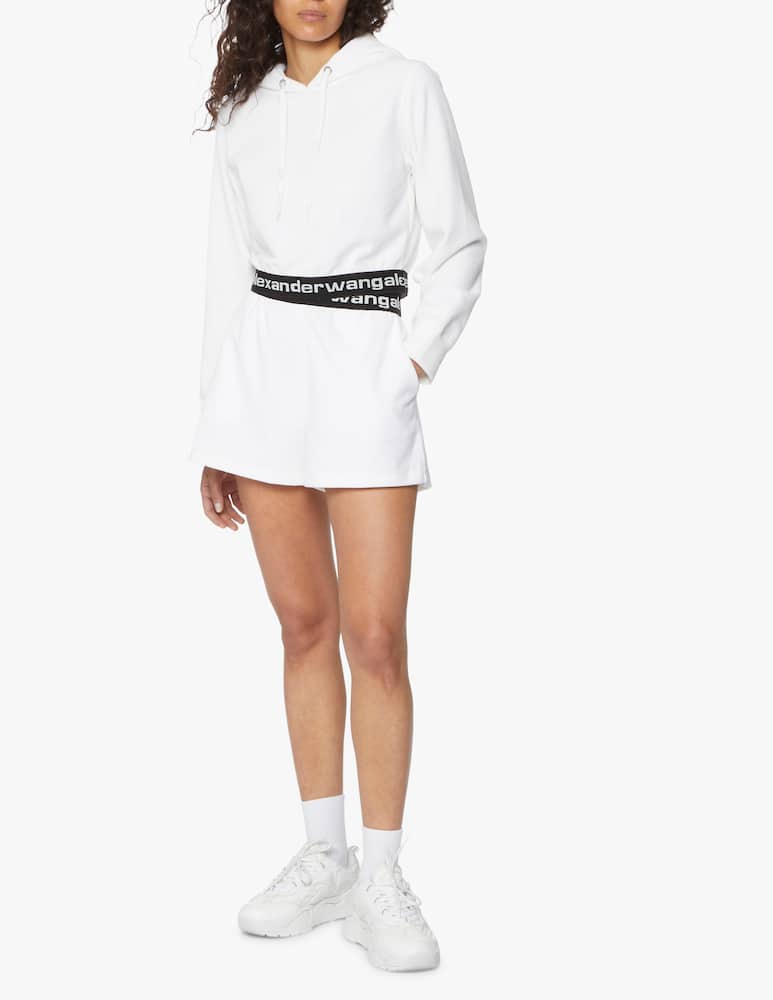 rinascente Alexander Wang Pantaloni corti con logo - bianco
