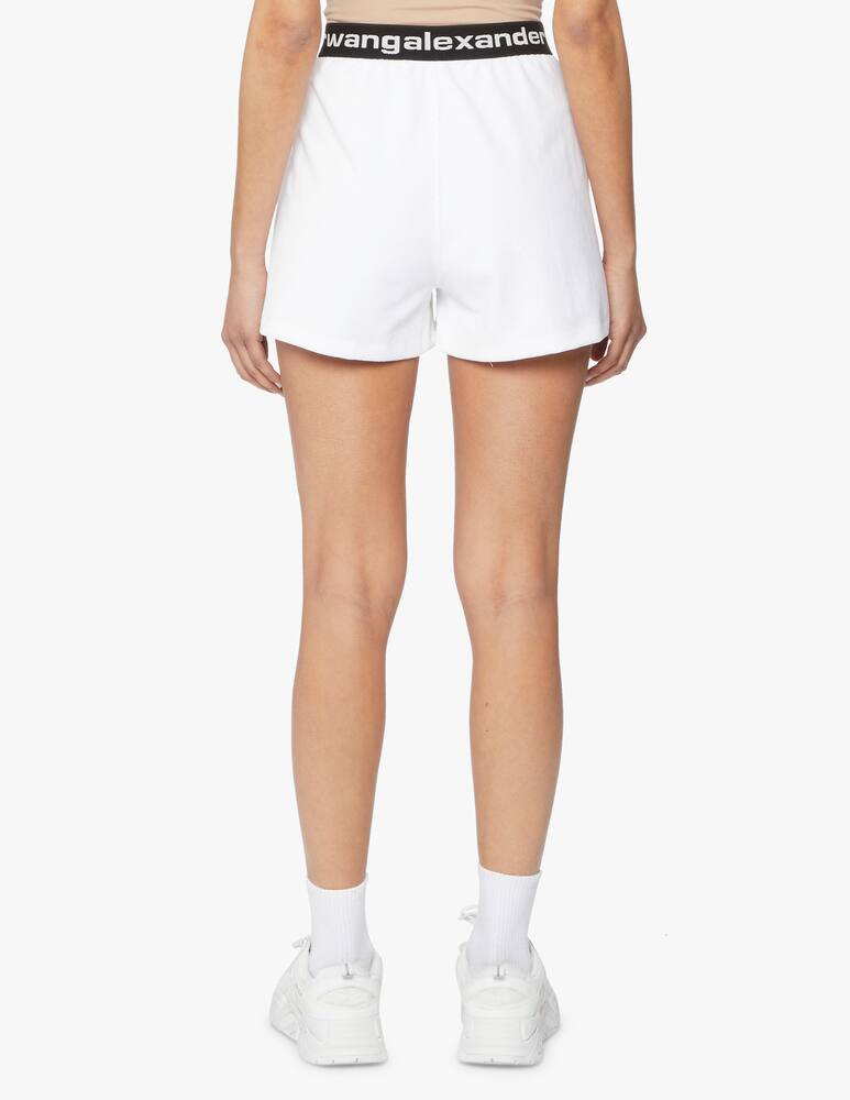 rinascente Alexander Wang Pantaloni corti con logo - bianco