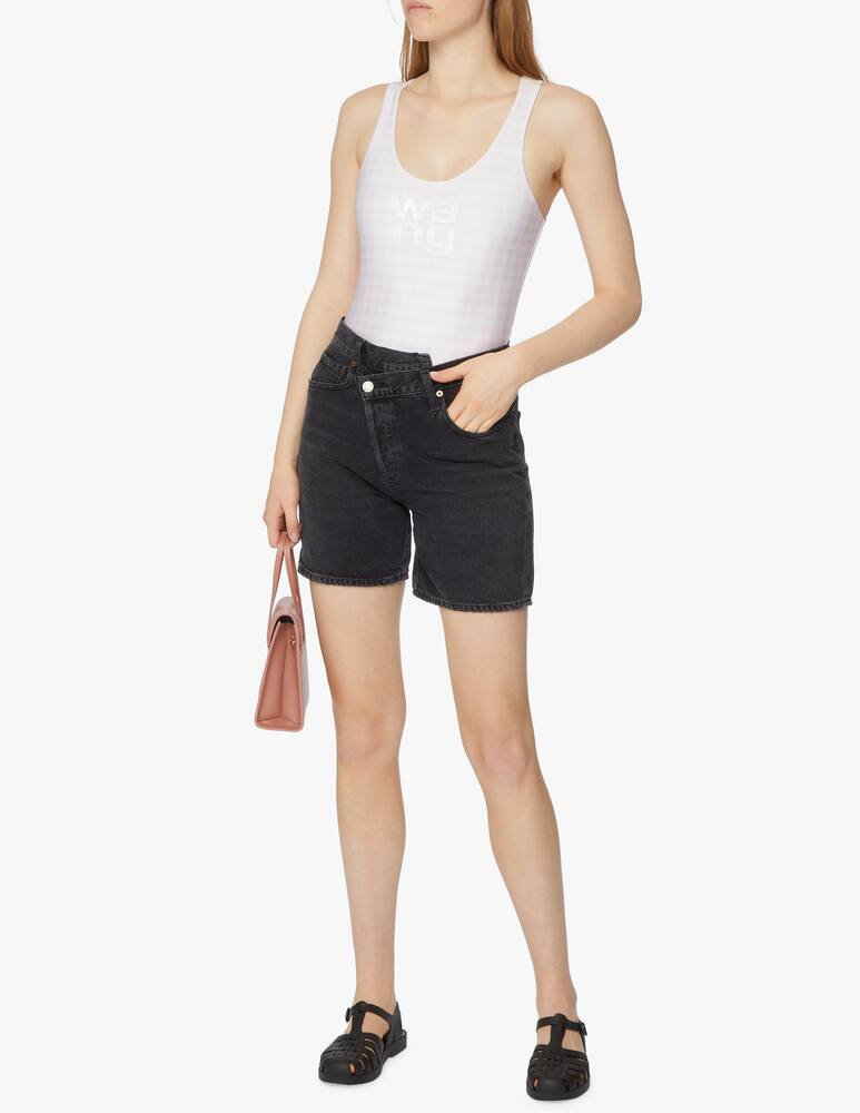 rinascente Alexander Wang Logo cotton bodysuit