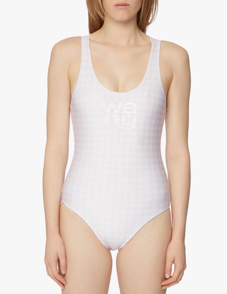 rinascente Alexander Wang Logo cotton bodysuit