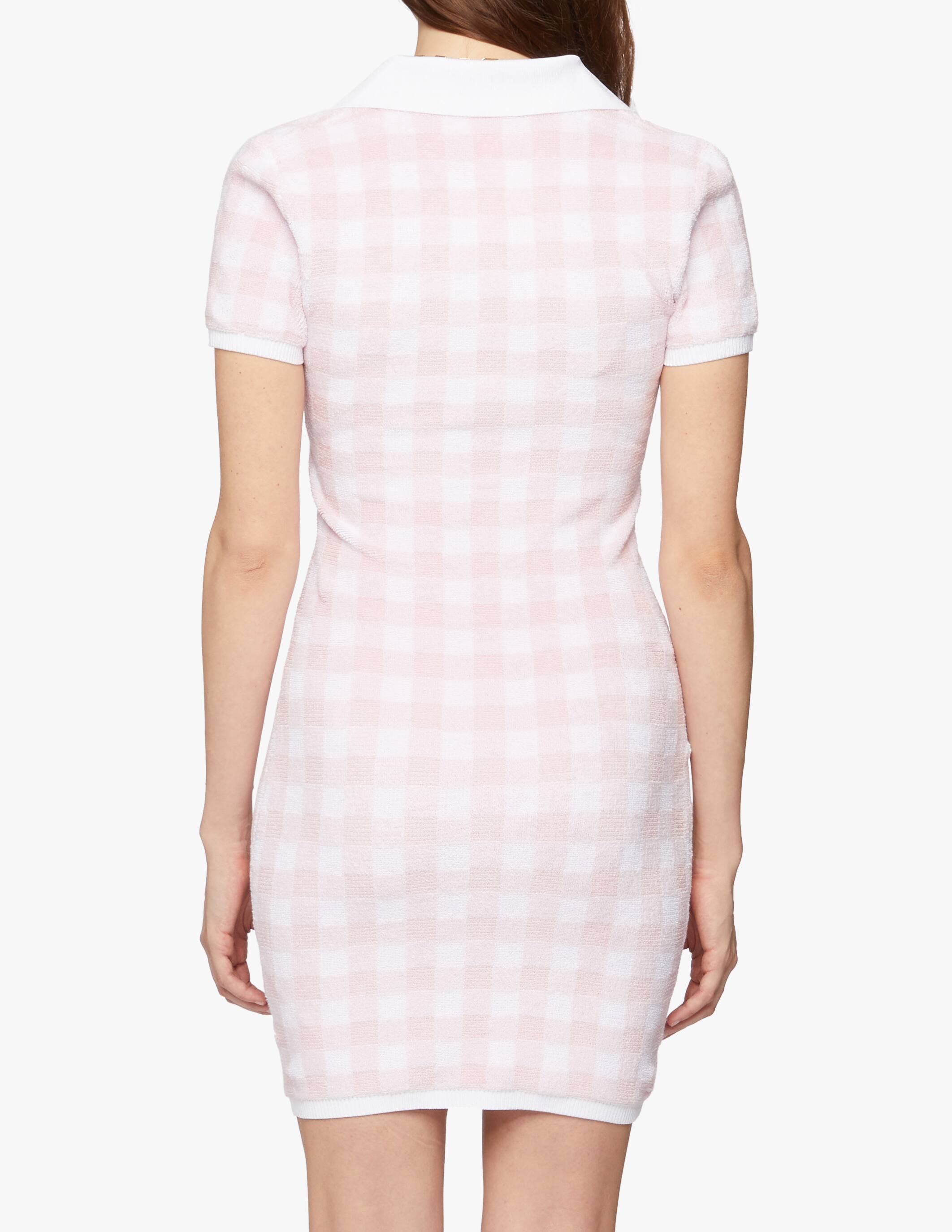 Shop Alexander Wang Towel Gingham mini dress on Rinascente