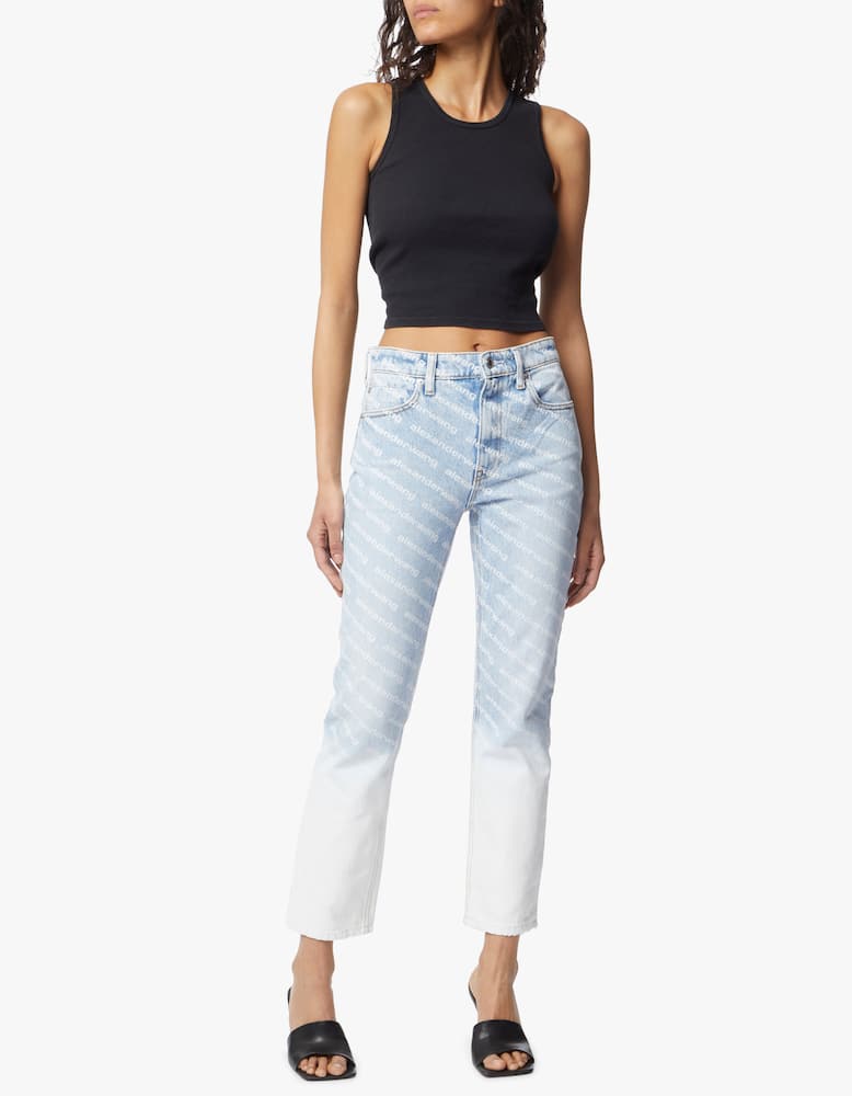 rinascente Alexander Wang Jeans slim a vita alta
