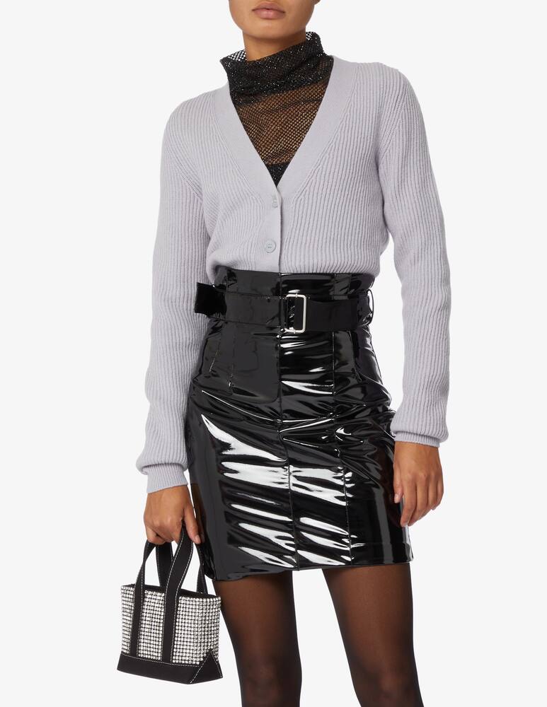 rinascente Alexander Wang Borsa shopper mini crystal Cruiser - Nero