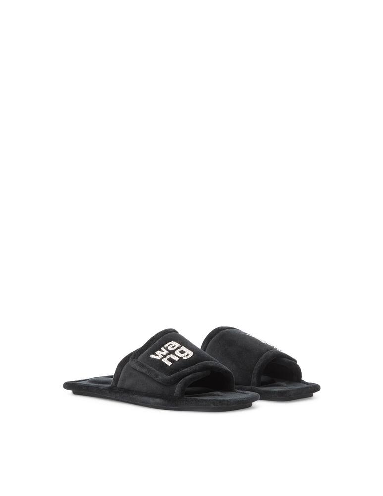 rinascente Alexander Wang Logo padded slides