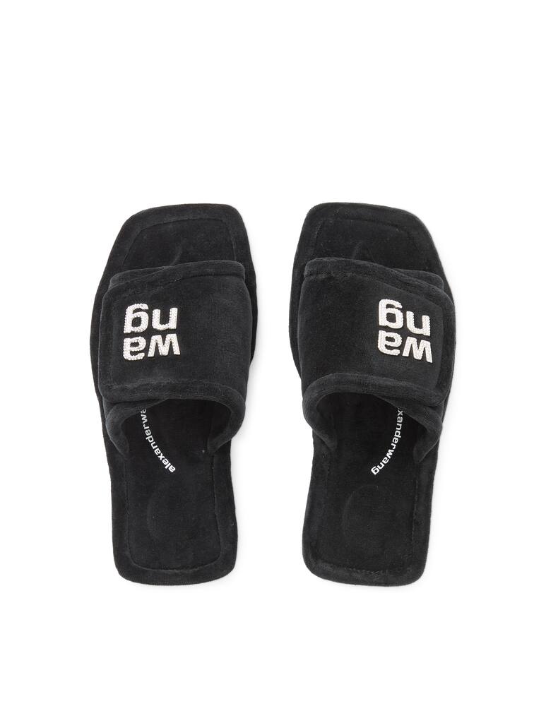 rinascente Alexander Wang Logo padded slides