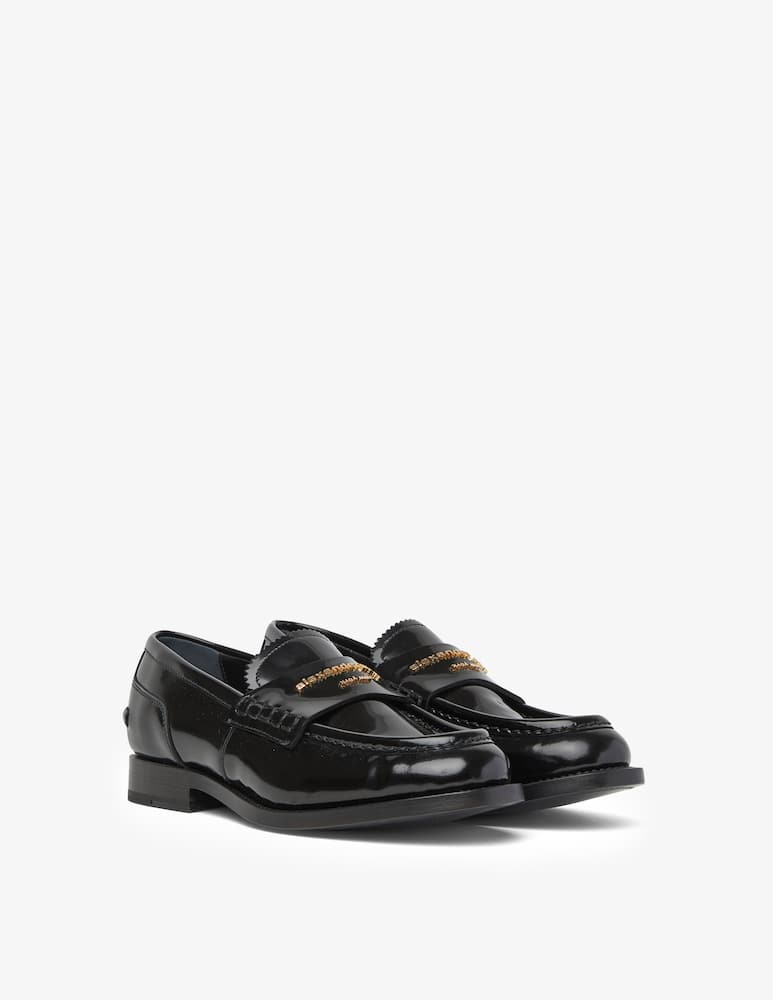 rinascente Alexander Wang Carter logo loafer - Black
