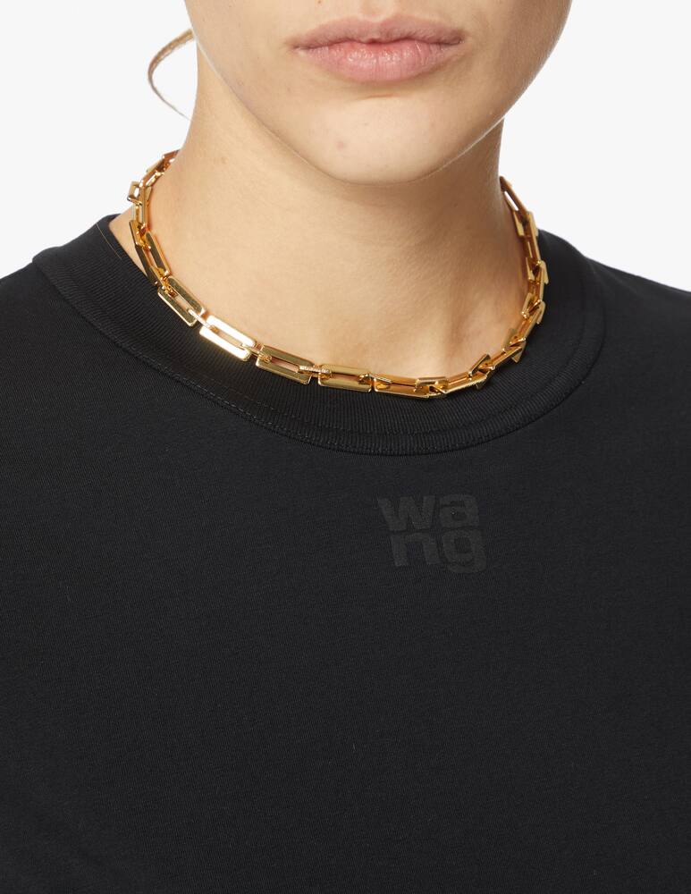 Alexander Wang T-shirt with embossed logo - black - picture 4 Alexander Wang T-shirt with embossed logo - black - picture 4