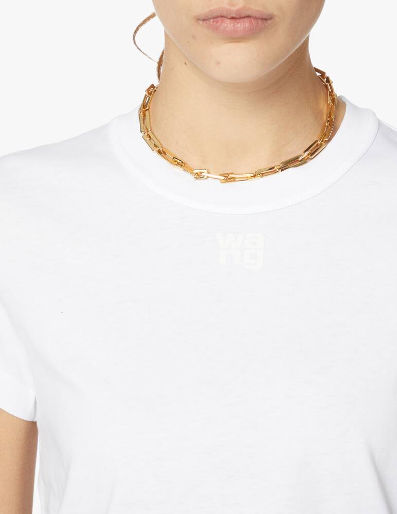rinascente Alexander Wang T-shirt with embossed logo - white