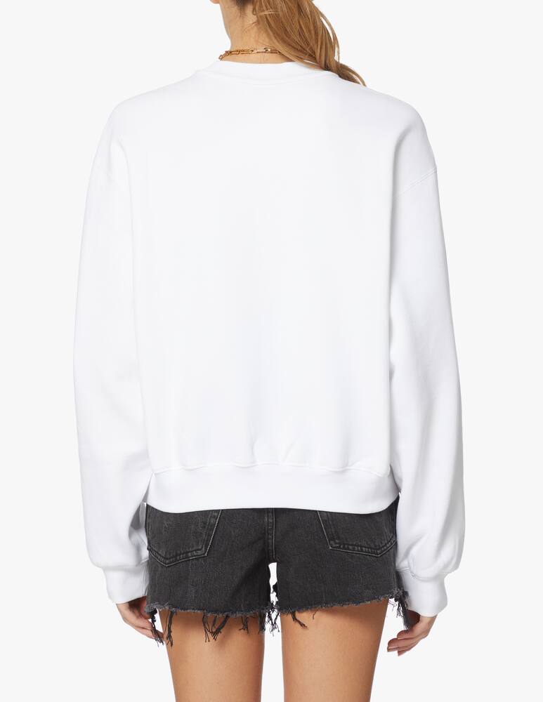 rinascente Alexander Wang Sweatshirt with embossed logo - white