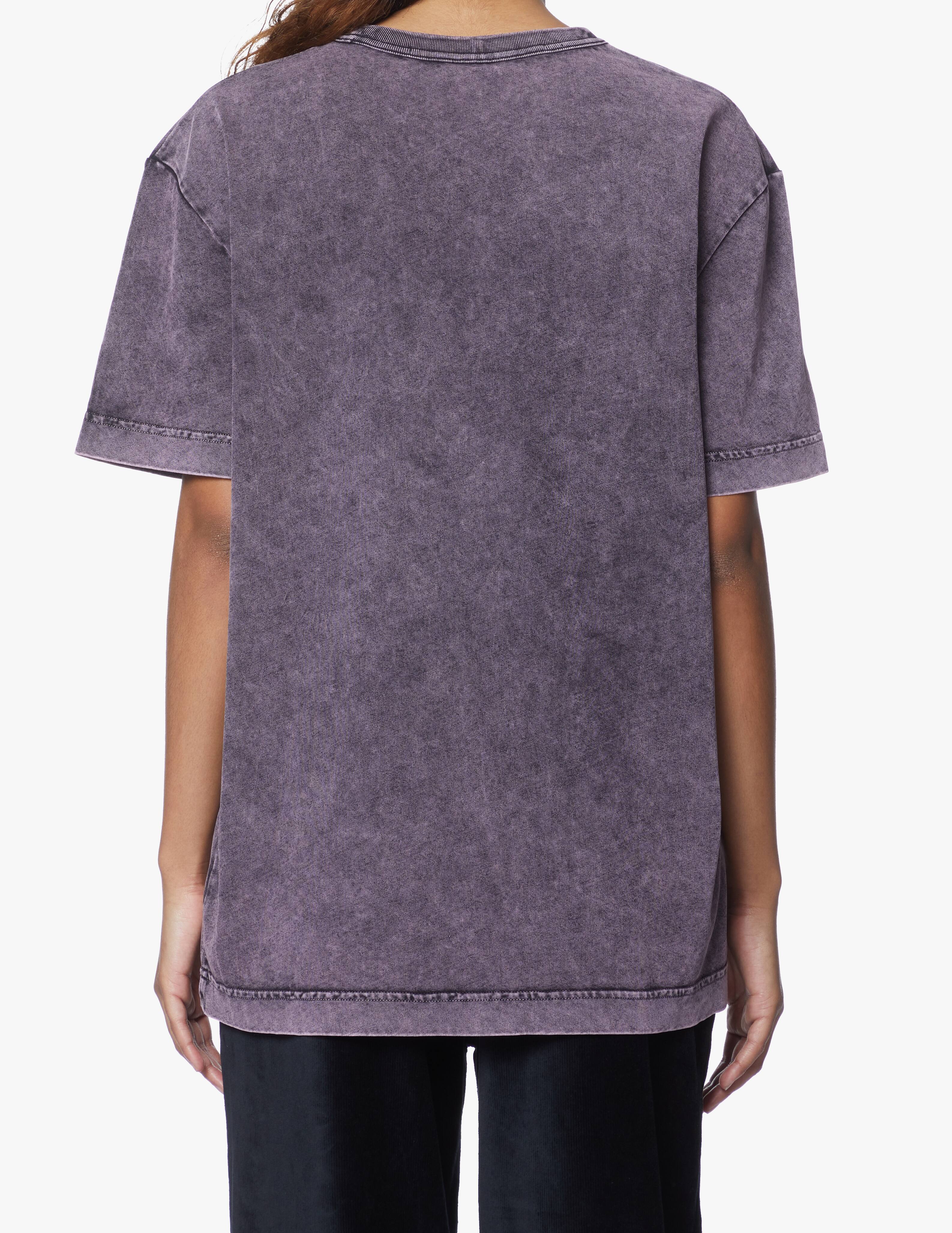 Shop Alexander Wang T-shirt with acid wash and embossed logo