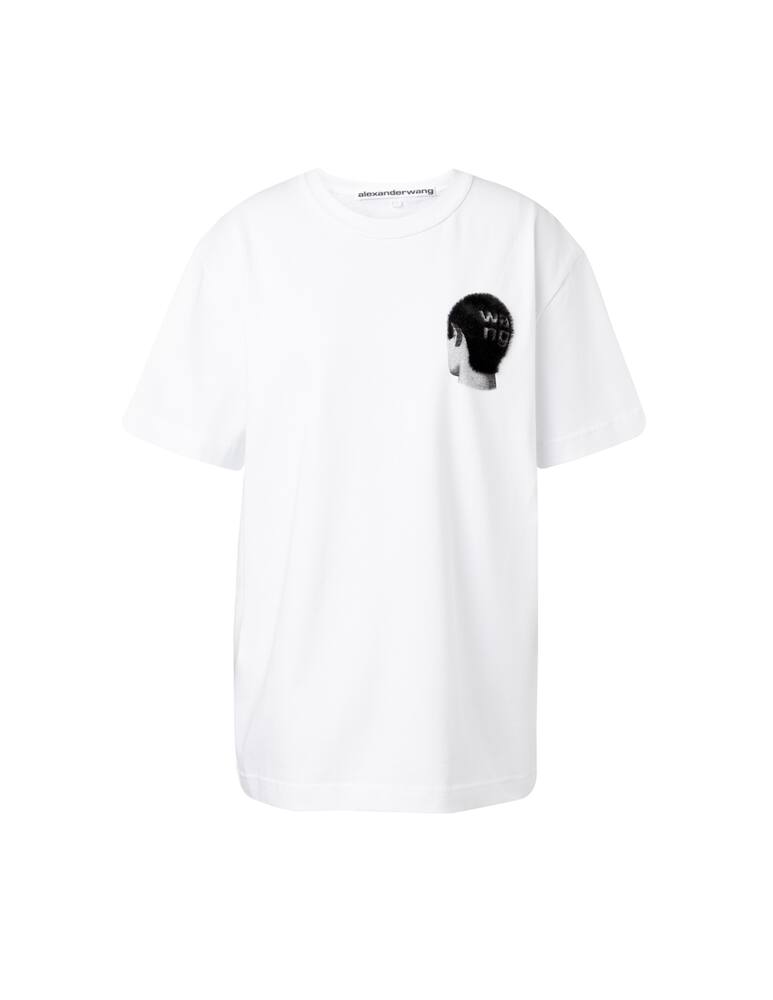 rinascente Alexander Wang T-shirt con stampa taglio rasato - bianco
