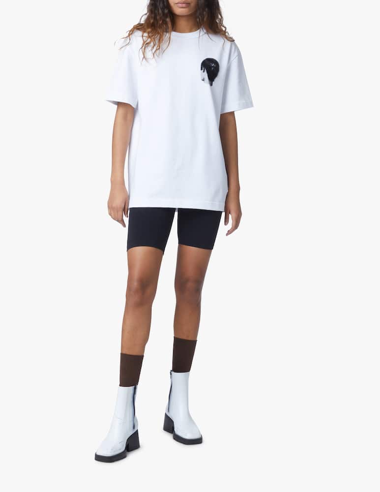 rinascente Alexander Wang T-shirt con stampa taglio rasato - bianco