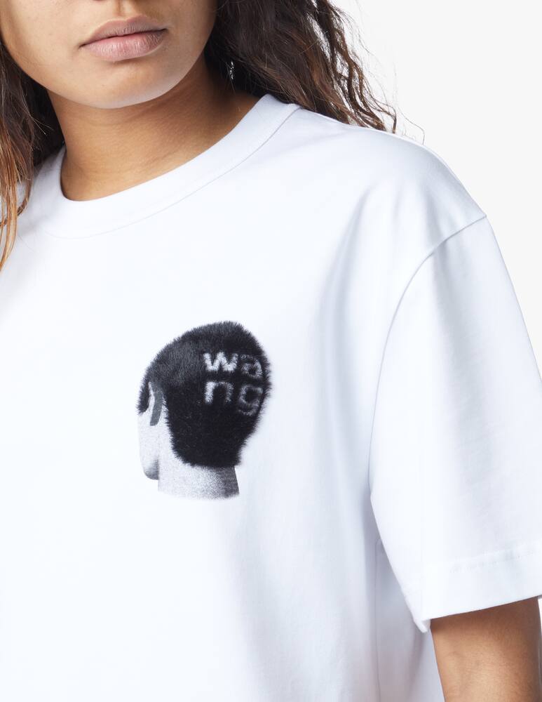 rinascente Alexander Wang T-shirt con stampa taglio rasato - bianco