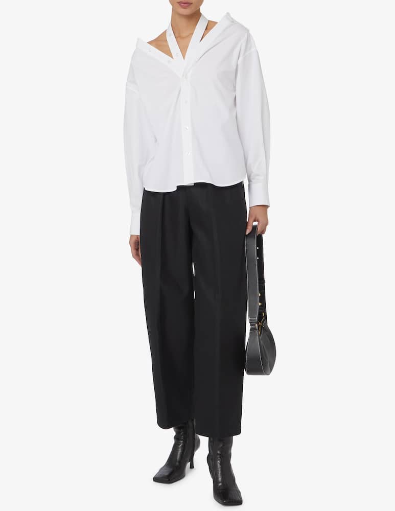rinascente Alexander Wang Pantaloni carrot fit con logo