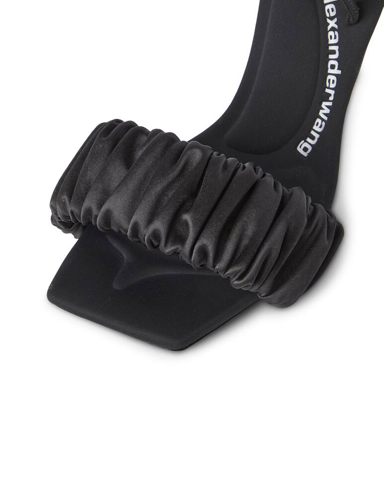 rinascente Alexander Wang Julie scrunchie sandals - black